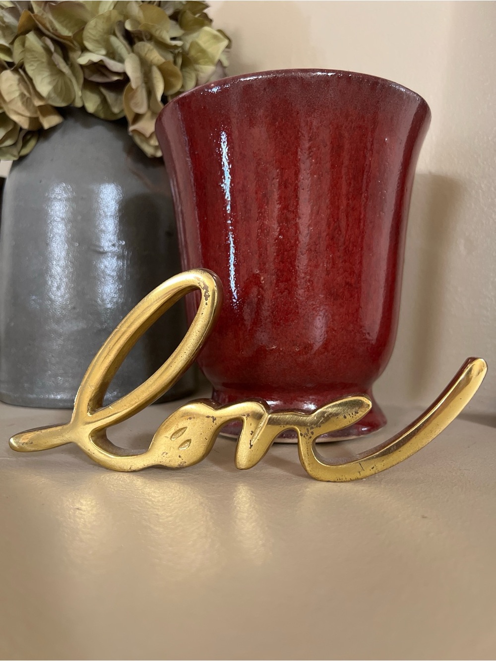 West Elm Brass Love